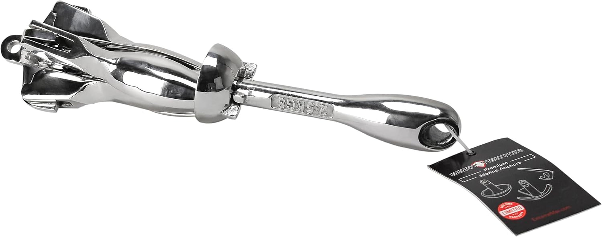 3006.6672 Boattector Stainless Steel Folding/Grapnel Anchor - 1.5 Lbs.